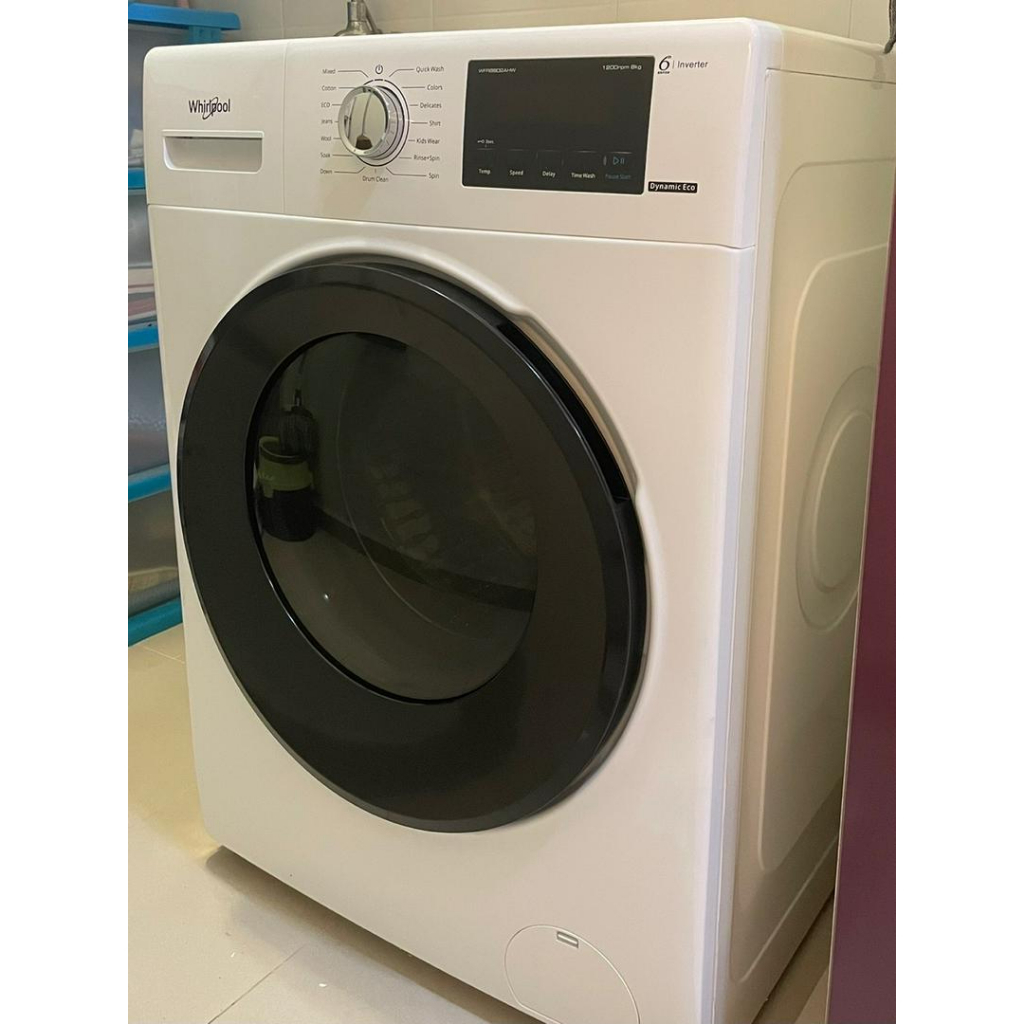 WHIRLPOOL WFRB802AHW 8KG FRONT LOAD WASHER (4 TICKS) Shopee Singapore