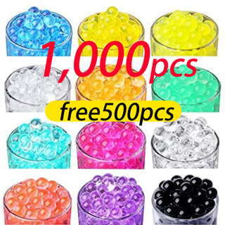 free500Pcs Water beads Hydro Gel Pearls Beads Balls Water Plant Flower Jelly Crystal Soil Mud clear water bead