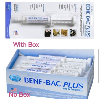 [Bundle Promo/2 Types] PetAg Bene-Bac Plus FOS & Probiotics Gel Supplement 15g