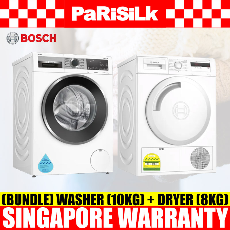 (Bundle) Bosch WGG254A0SG Series 6 Washing Machine (10kg)(4 Ticks ...