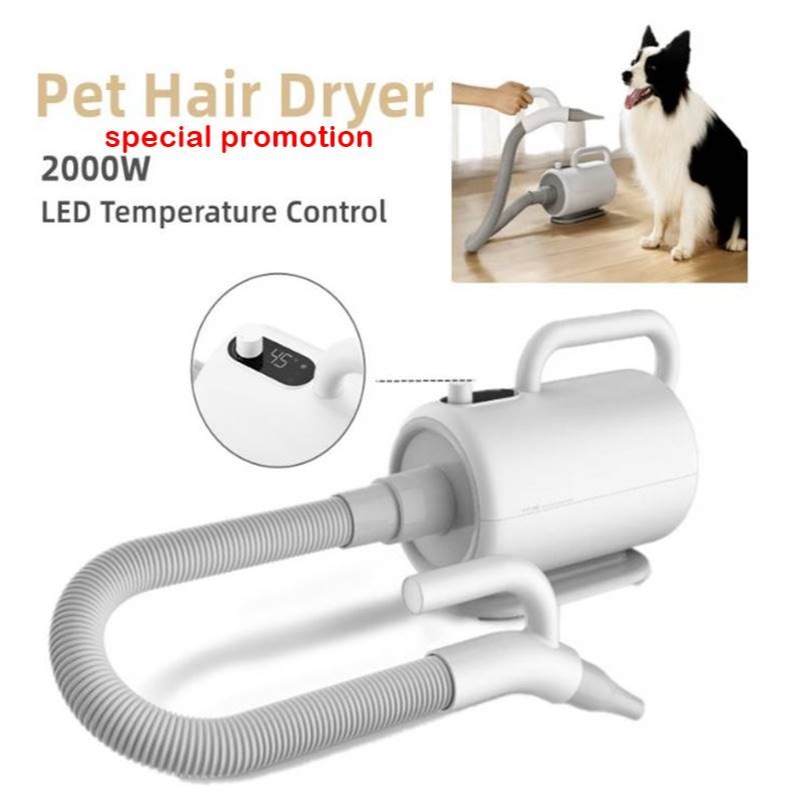 Professional LED Pet Dog Dryer Cat Grooming Water Blower Heater