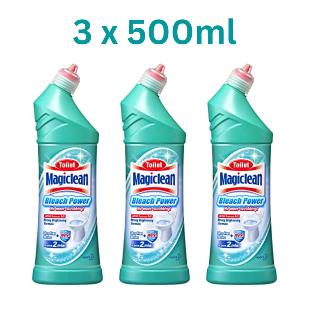 Magiclean Toilet Bleach Power Cleaner 3 x 500ml Shopee Singapore