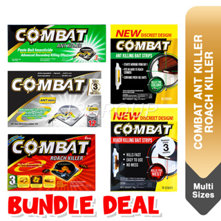 Combat Ant / Roach Killer Insecticide, Assorted [Bundle]