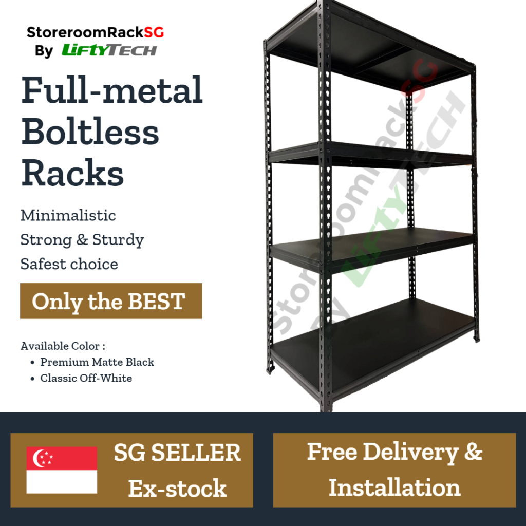 [Full Metal/216cmH] Boltless Racks/Storeroom Racks/Storage Racks SG