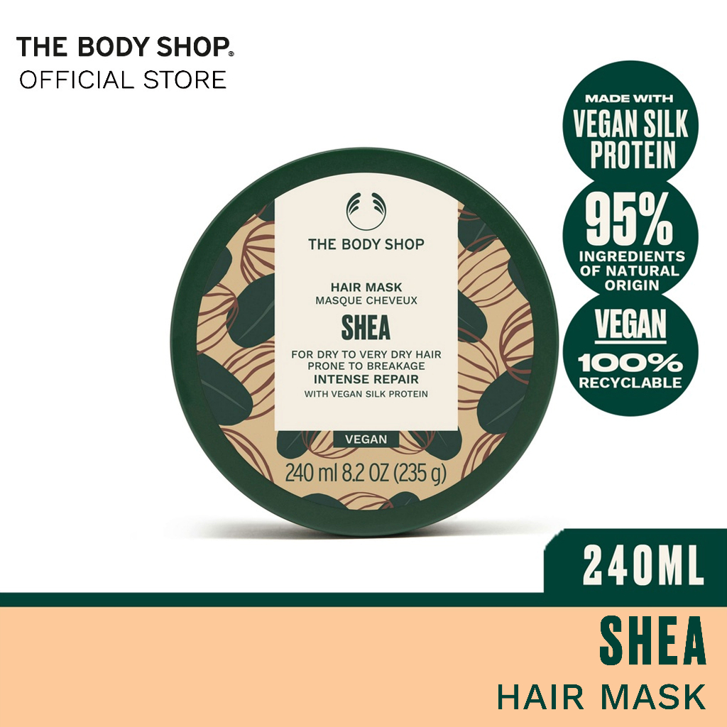 The Body Shop Shea Intense Repair Hair Mask (240ML) | Shopee Singapore