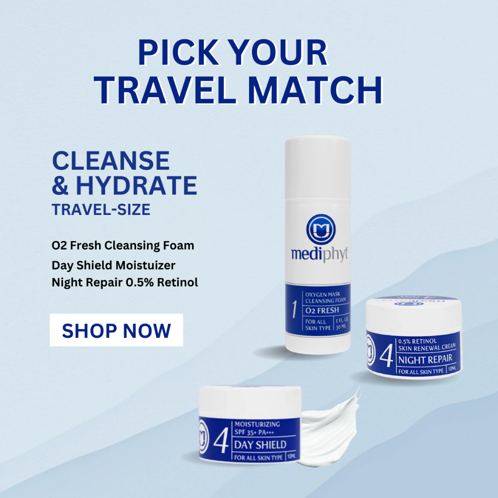 Mediphyt Cleanse and Hydrate Travel Kit Skin Health Set Shopee Singapore