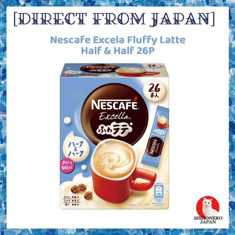 Nescafe Excella Fluffy Latte cafe latte half & half 1/2 the calories