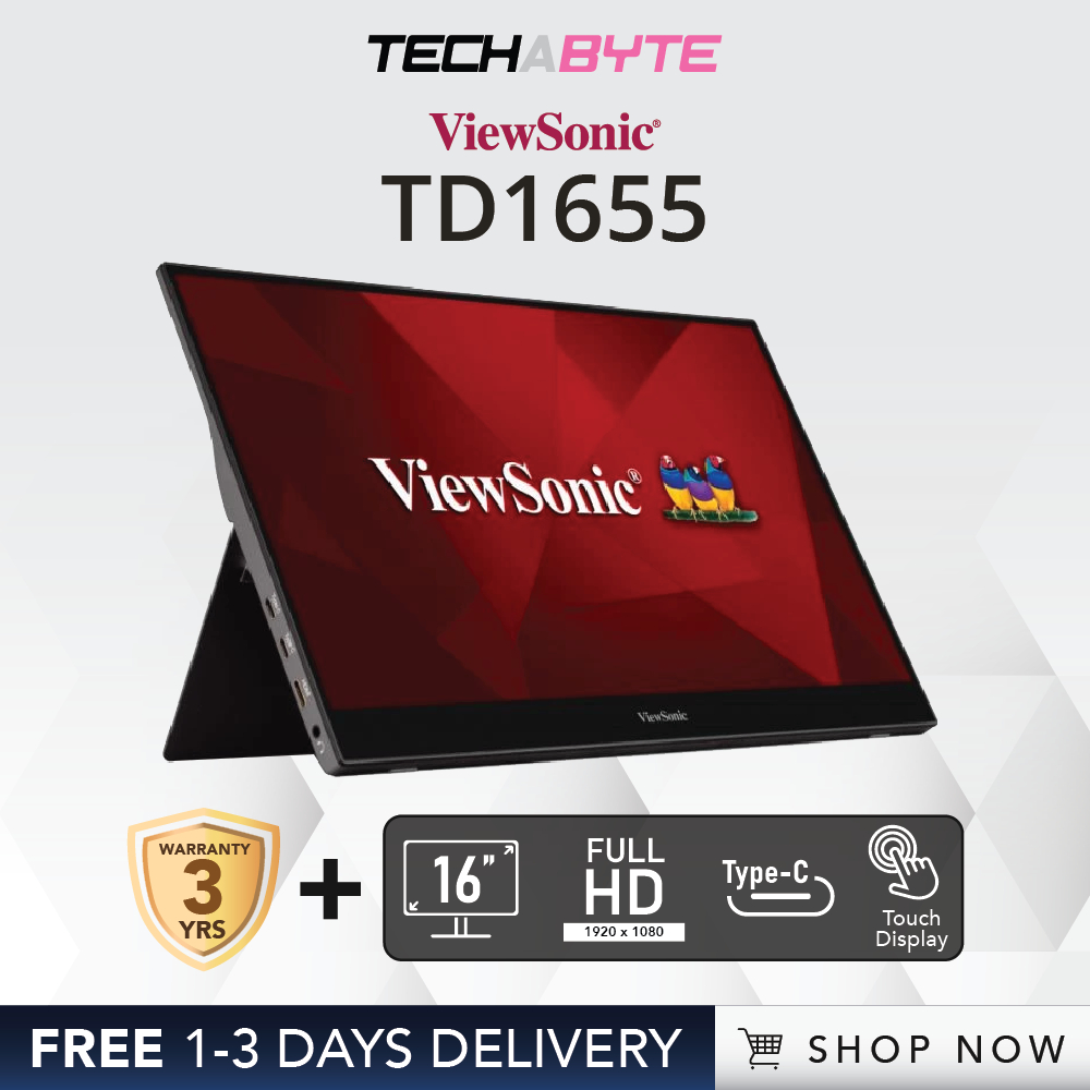 ViewSonic TD1655 15.6" LED Backlight 10Point Projected Capacity