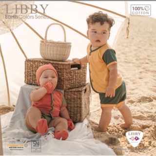 SG 0-12M | Restock! Cheapest! | Libby  Cotton Home Set | Earth   Color Series |  Baby Pyjamas  Newborn Clothes | Kids #5