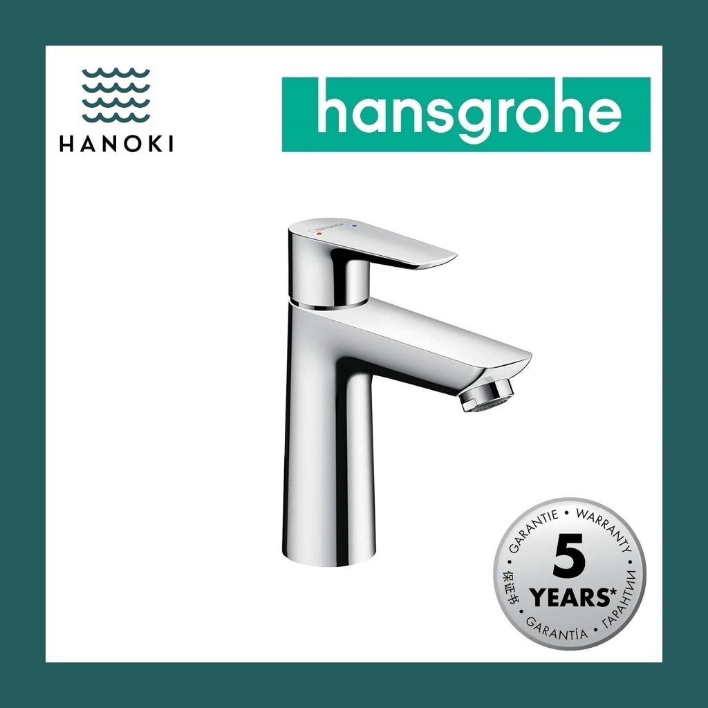 hansgrohe Talis E Single lever basin mixer 110 with popup waste set (6 Colours available