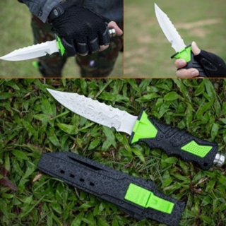 🇸🇬LOCAL SELLER🇸🇬 High Quality Dive Knife with Sheath One Press Release Diving Outdoor Survival