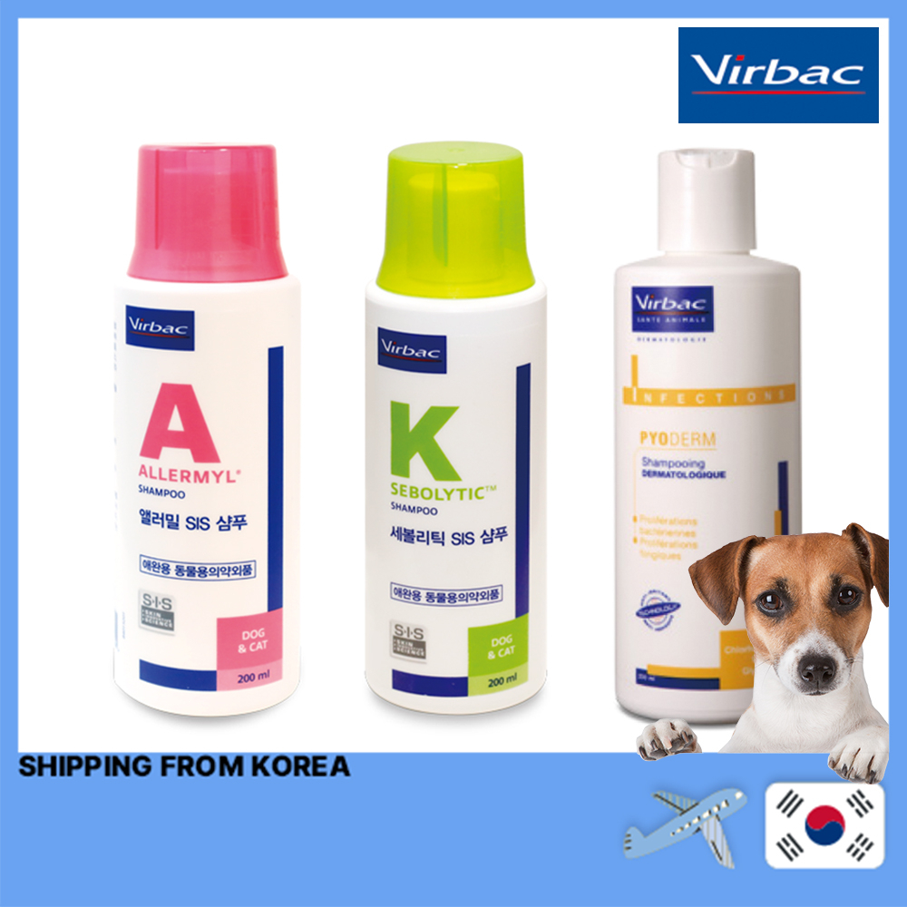 VIRBAC Medicinal Shampoo for Dog and Cat Atopy Skin disease Keratin