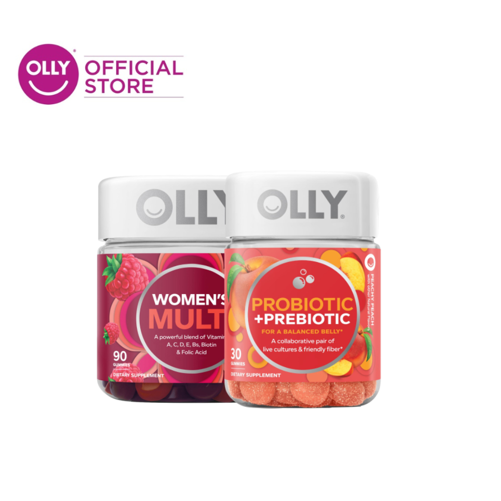 [Bundle of 2] Goddess VitaminOLLY GMY Women's Multi and OLLY Prebiotic