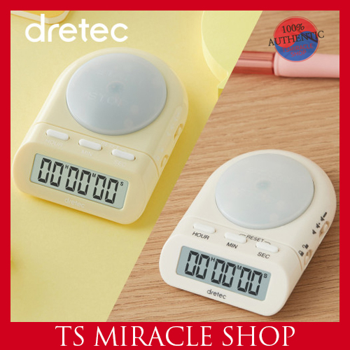 DRETEC Study Time Timer Watch Stopwatch LED Sound Mini Clock T186(9