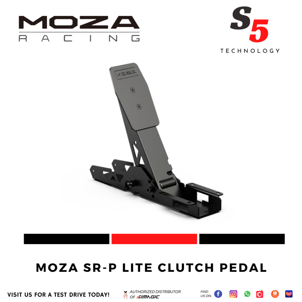 MOZA SRP Lite Clutch Pedal / For Moza R5 SRP lite add on Shopee