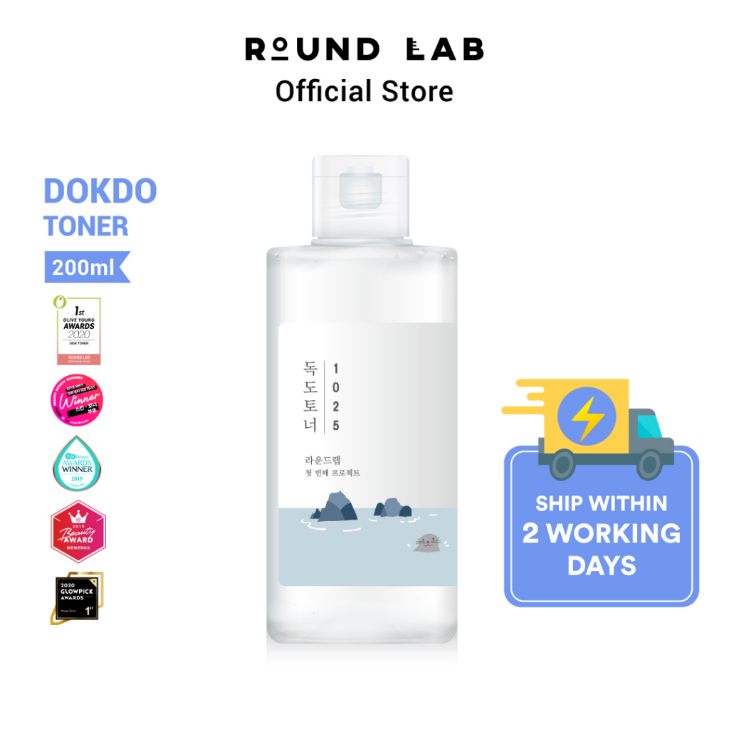 ROUND LAB Dokdo Toner 200ml / 500ml | Shopee Singapore