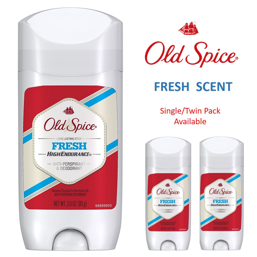 Old Spice Deodorant Stick, Fresh Scent, High Endurance, 3 Oz (85g