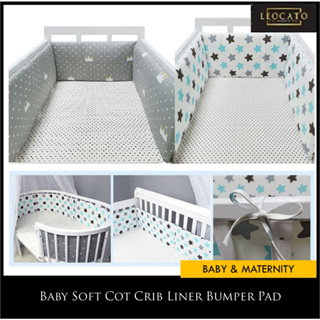 💖Baby Bed Bumper Crib Infant Kids Bedding Safety Rails For Children Kids Safe Bumper(1 piece)💖