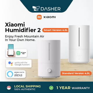 【NEW - Version 2】XiaoMi Mijia Humidifier 2 | Smart 4.5L & Standard Version 4L | Silver Ion 99% | Global Version