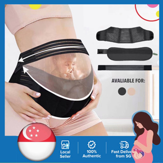 【SG Seller】3in1 Adjustable Pregnant Maternity Support Belt Abdomen Support Band Waist Care Belt Pregnancy Belly Back