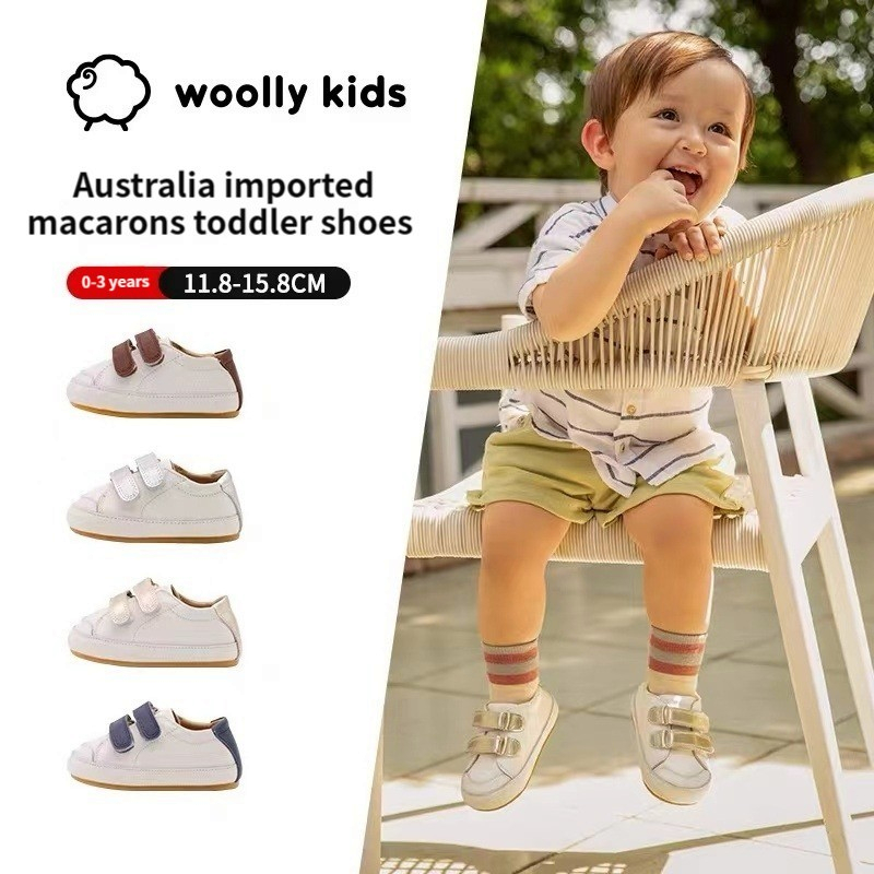 Sg Sellerwoolly Kids Macaron Flats Toddler Shoes Flat Shoes Baby Shoes