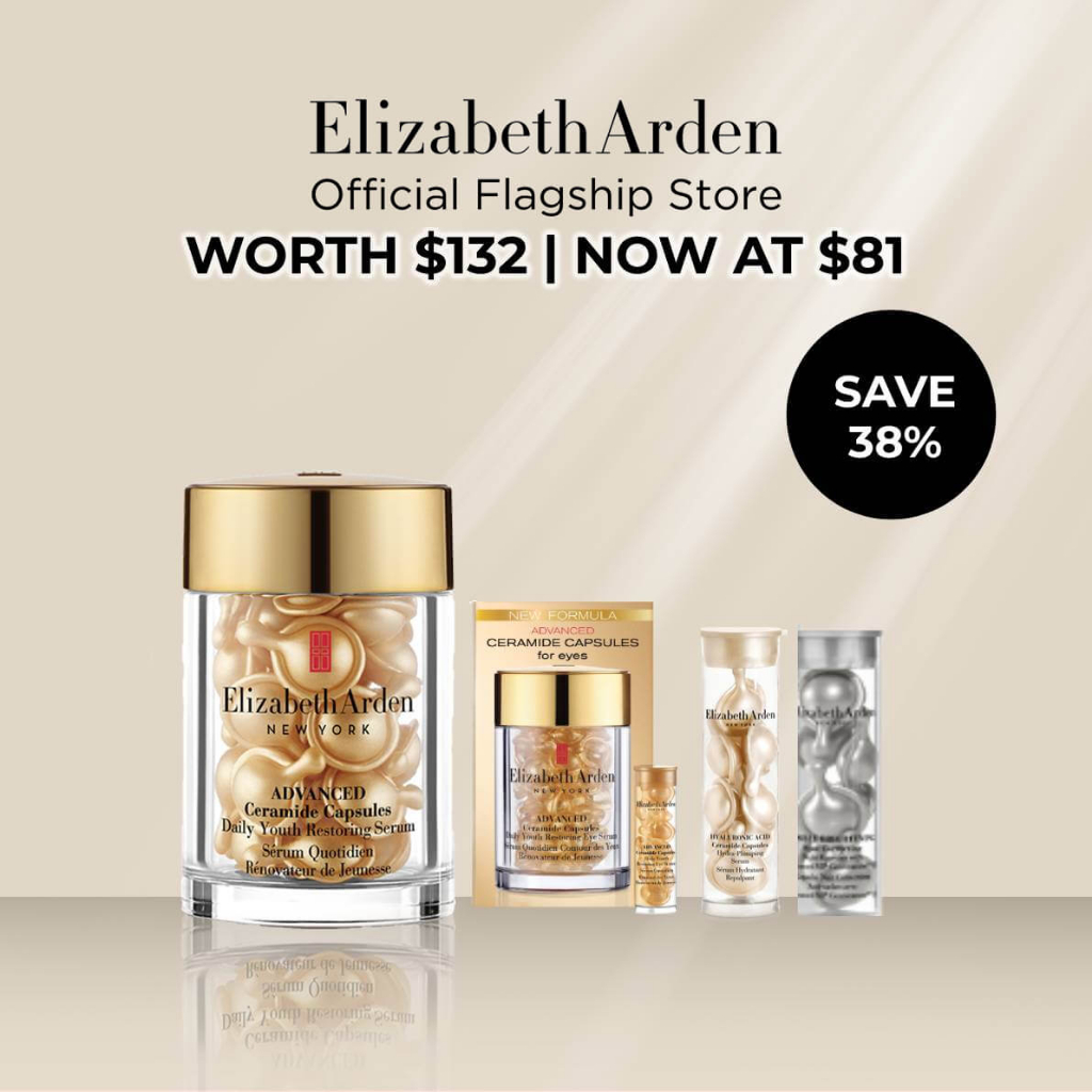 Elizabeth Arden Advanced Ceramide 30pc Capsules Value Bundle | Shopee ...