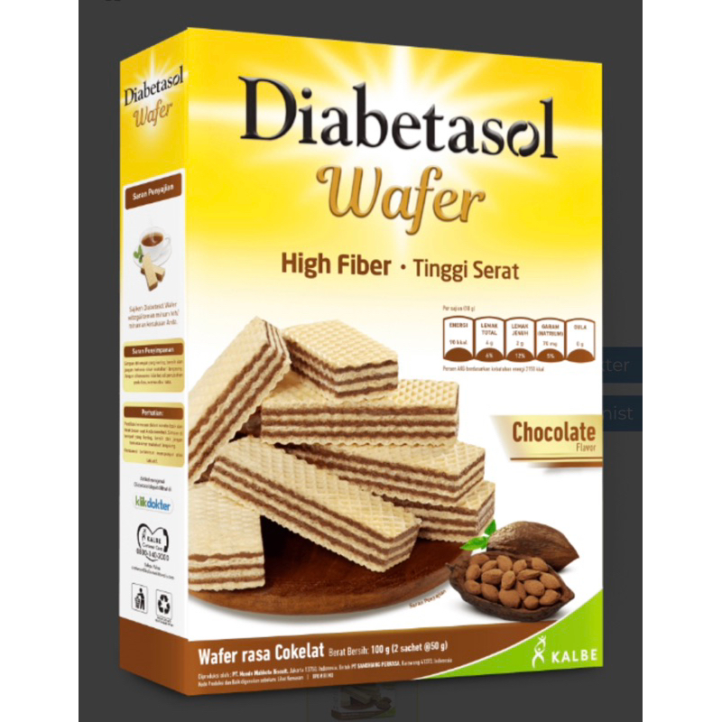 [Healthy Snacks] Diabetasol Wafer Kalbe High Fiber No sugar