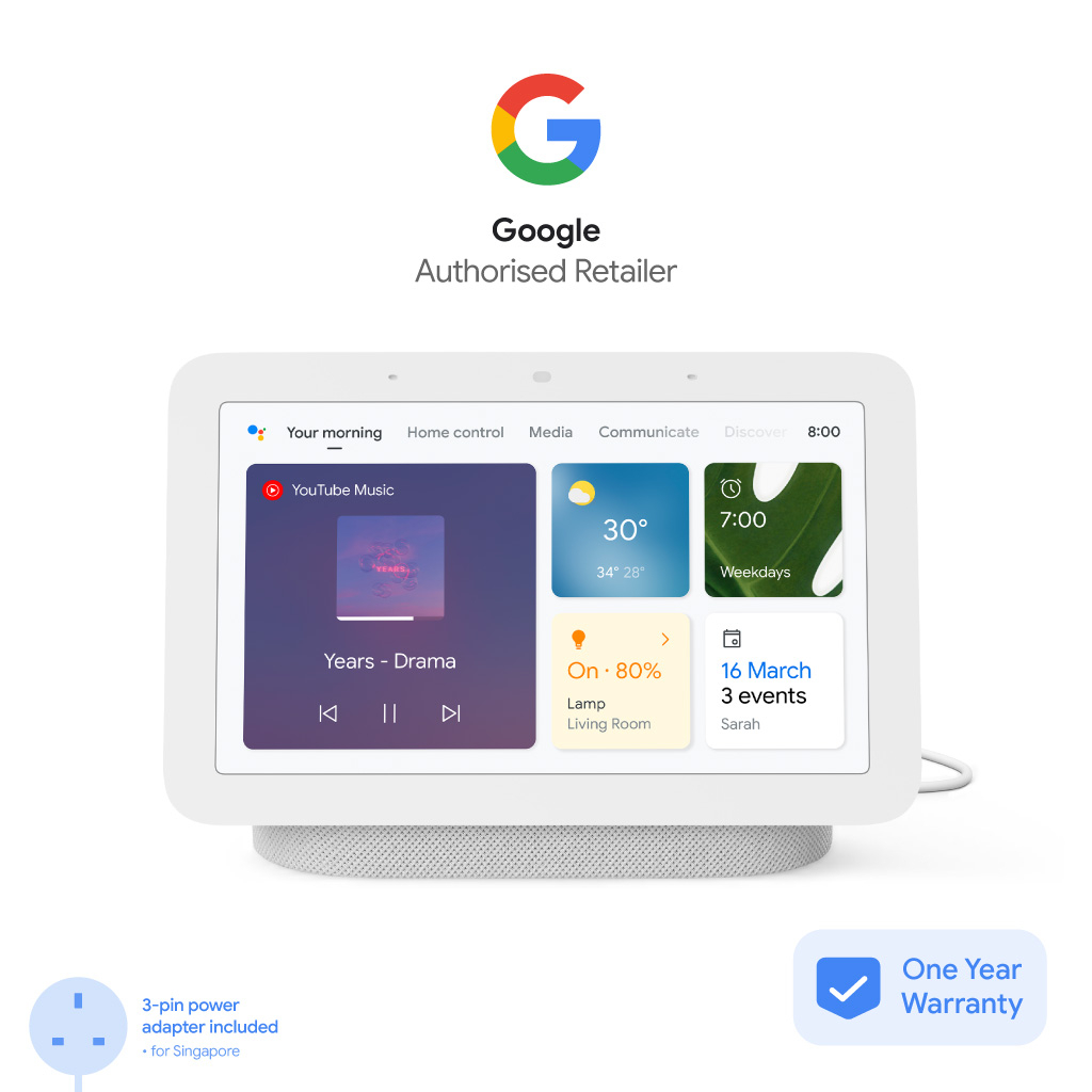 Google Nest Hub 2nd Gen Smart Home Speaker And Inch Display