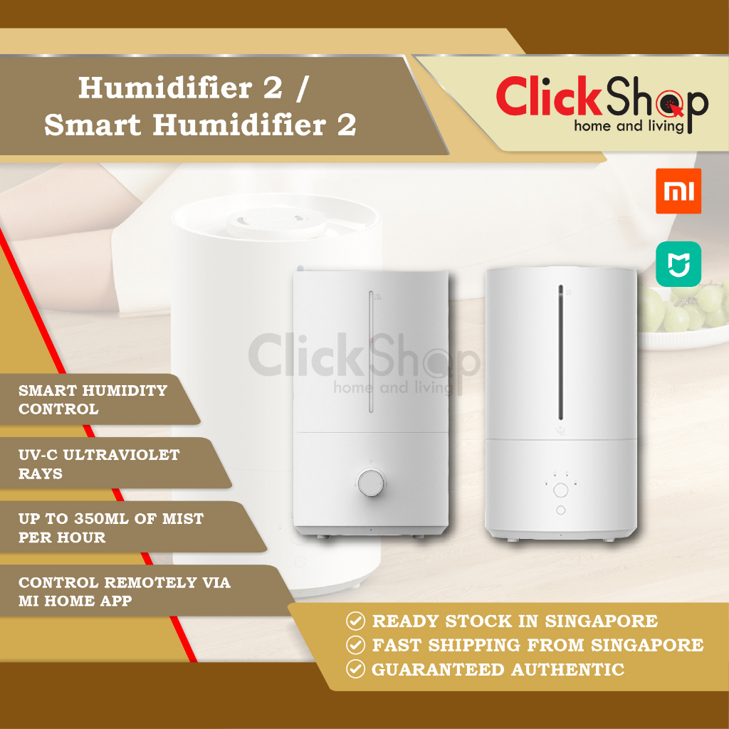 Xiaomi Mijia Humidifier 2 Silver Ion 99% Antibacterial Smart 4.5L ...