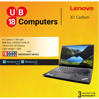 Lenovo ThinkPad X1 Carbon i7 6th gen 8GB 256GB SSD