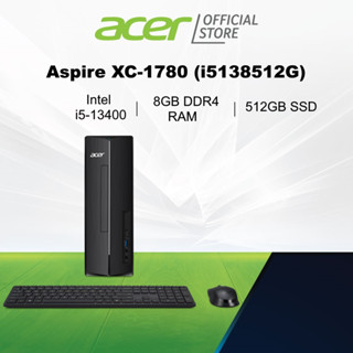 [13th Gen Intel i5-13400] Acer Aspire XC-1780 (i5138512G) Mini Tower Desktop | 8GB RAM
