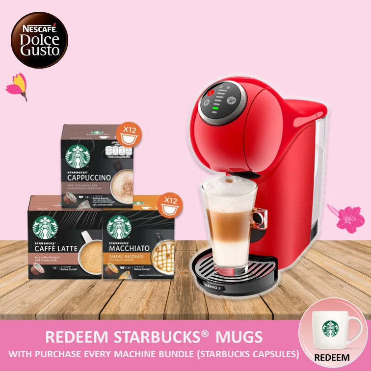 NESCAFE Dolce Gusto Genio S Plus Automatic Coffee Machine With 3 Box