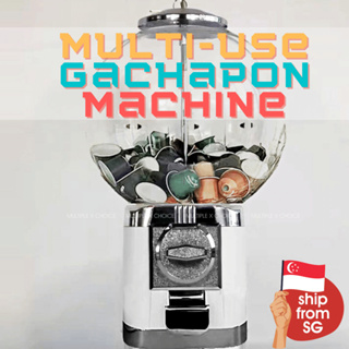 Multi-Purpose Gachapon Vending Machine Gum Ball Coffee Tea Capsule Storage Dispenser Retro Vintage Gashapon GumBall