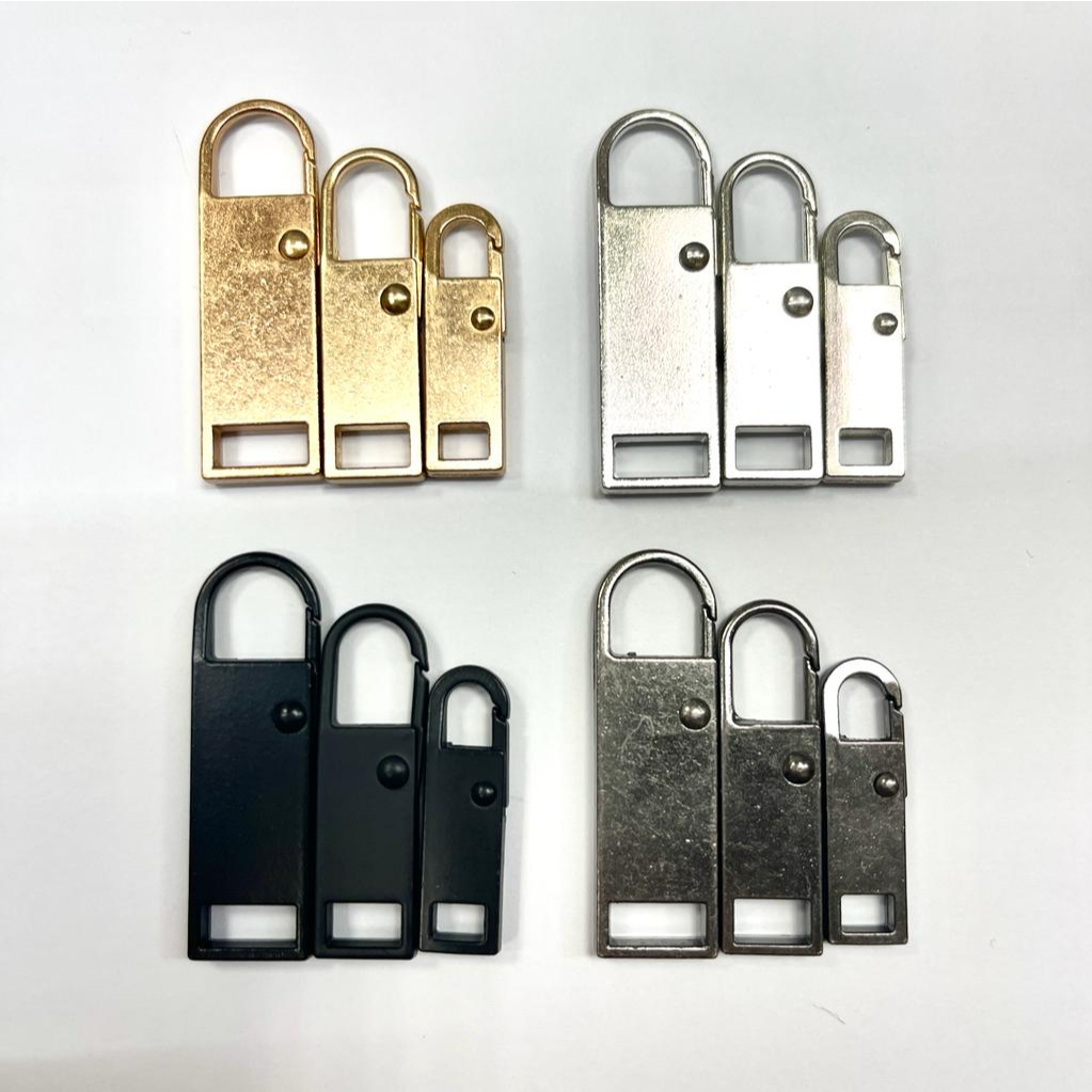 Metal Zipper Head Replacement Detachable Zipper Repair Kit 12pcs/box