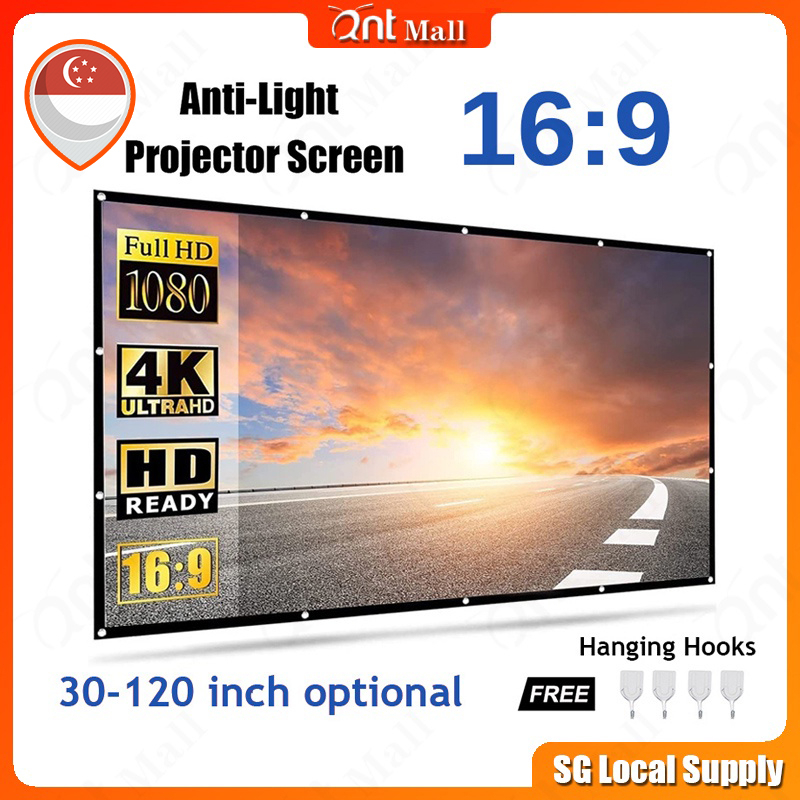 portable projector screen Prices and Deals Mar 2023 Shopee Singapore