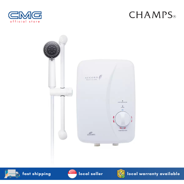 *Installation Available* Champs Accord Instant Heater With Shower Set