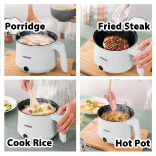 HODEKT Mini Rice Cooker With Steamer 1.8L Multi-function Cooker Non-Stick Inner Pot With Steamer #2