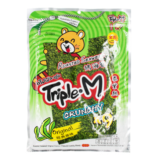 Triple M Roasted Seaweed Snack x9 pack Giant Thai Crispy Seaweed from Thailand