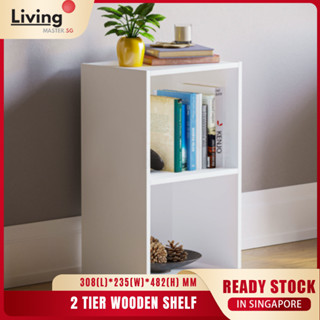 (READY STOCK) 2 Tier Wooden Multipurpose Rack, Book Rack, Small Rack