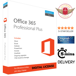 Microsoft Office 365 Pro Plus for Personal and Family | 5 Devices | LIFETIME ORIGINAL LICENSE.