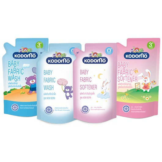 KODOMO Baby Fabric Care Formulas Newborn, Little Angel, AntiMusty