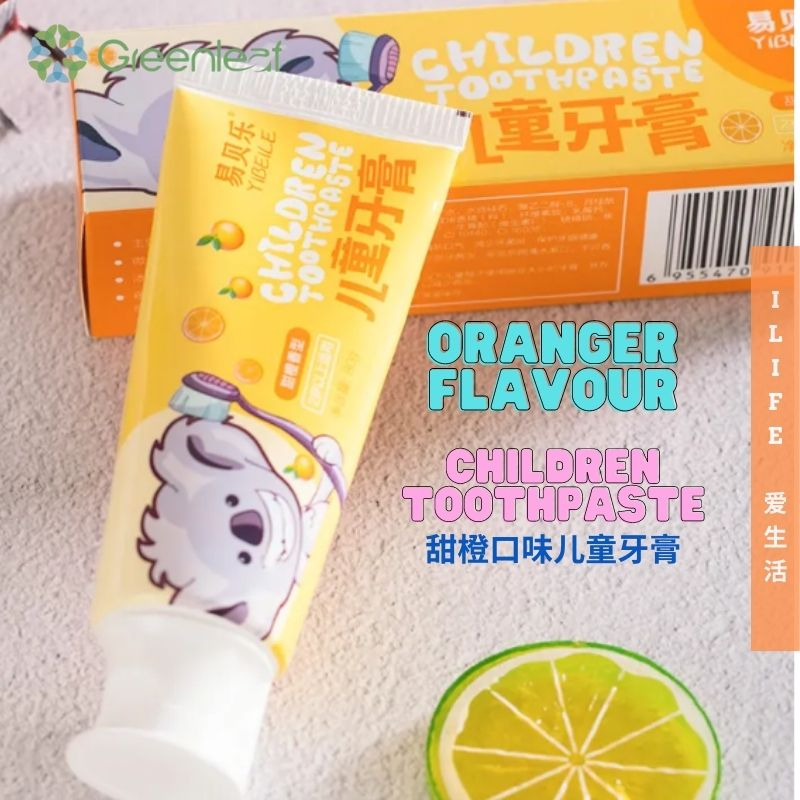 GREENLEAF YIBEILE CHILDREN'S TOOTHPASTE (SWEET ORANGE FLAVOR)80g