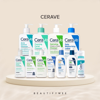 CeraVe Cleanser (Hydrating, Foaming, Renewing SA), Lotion (Daily, AM, PM), Moisturizing Cream, Resurfacing Retinol