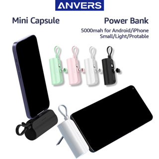 【Local Seller】Anvers PowerBank Mini Fast Charging 5000mAh Portable Charger Small Lightweight Power Bank