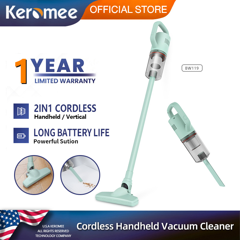 Keromee Cordless Vacuum Cleaner for house home sale Handheld Handstick Quiet Portable Car Powerful Charge Multiple function Wireless BW119