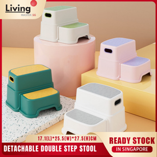 Foldable Kids 2-Step Stools / Toilet Potty Training stool / Detachable Toddler Non-Slip Bathroom Potty Stool