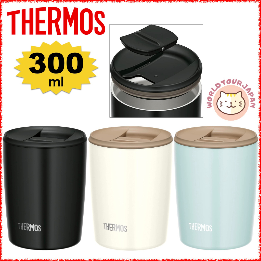 THERMOS Vacuum Insulated Tumbler with Lid / 300ml / JDP300/ Dishwasher