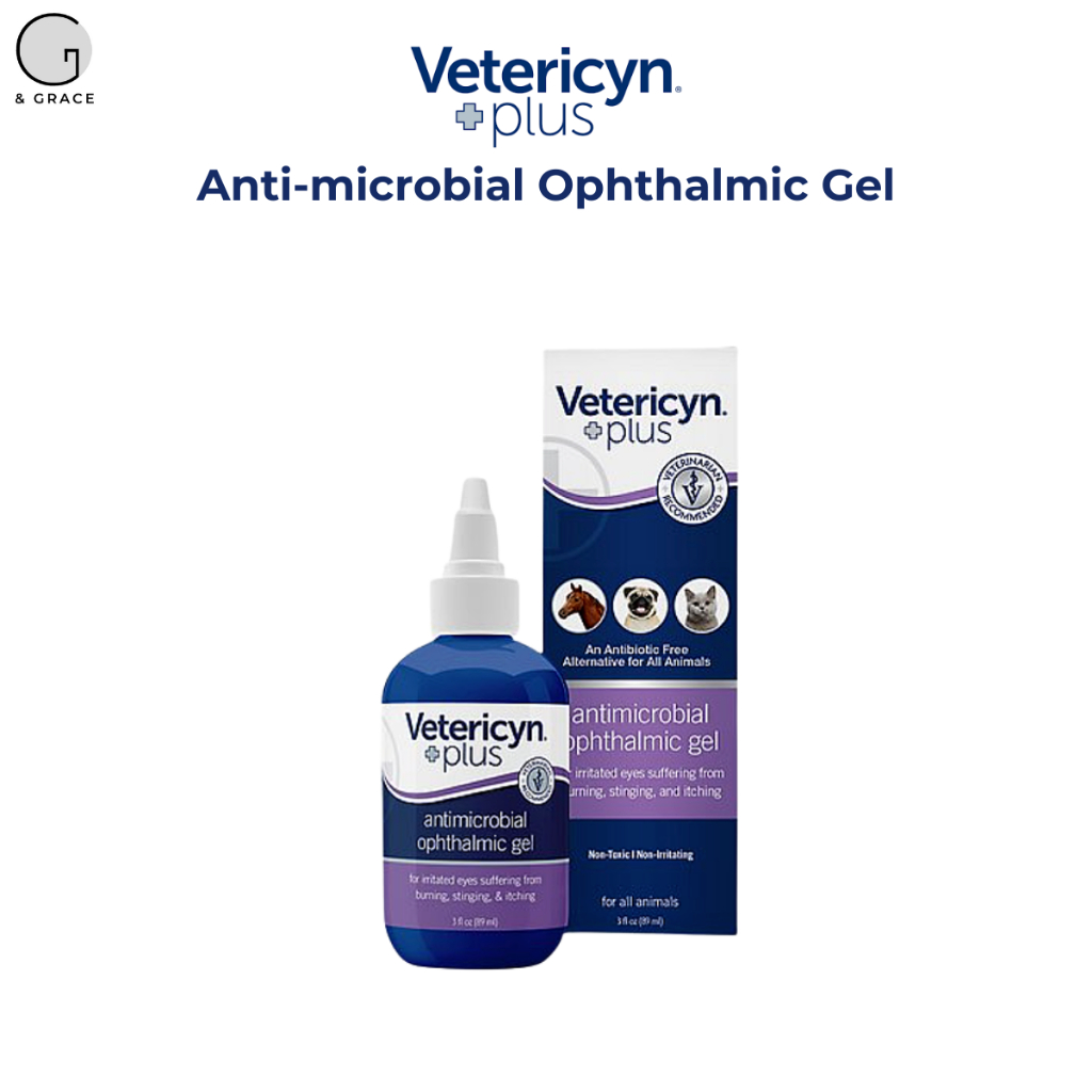 Vetericyn Plus Antimicrobial Ophthalmic Gel Relief for pet's eye
