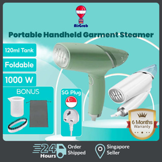 Handheld Steamer Foldable Garment Iron Travel Steam Iron Portable Steamer Mini Iron for Clothes [SG Seller]