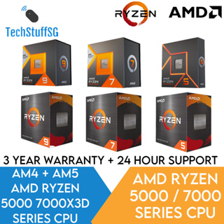 [Lowest in SG] AMD RYZEN 5000/7000 Series 7800X3D/ 5600X / 5800X / 5900X / 5950X / 5600G / 7900X3D / 7950X3D AM4/AM5 CPU